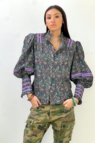 Vintage Handmade Blousy Top Selected by Anna Corinna
