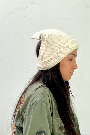 Vintage Lola Hats Hand Knit Wool Kerchief Hat Selected by  display picture 1