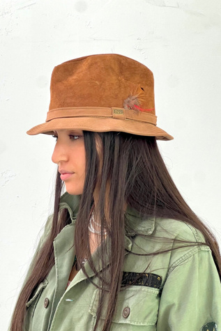 Vintage Suede FOG Hat Selected by Anna Corinna