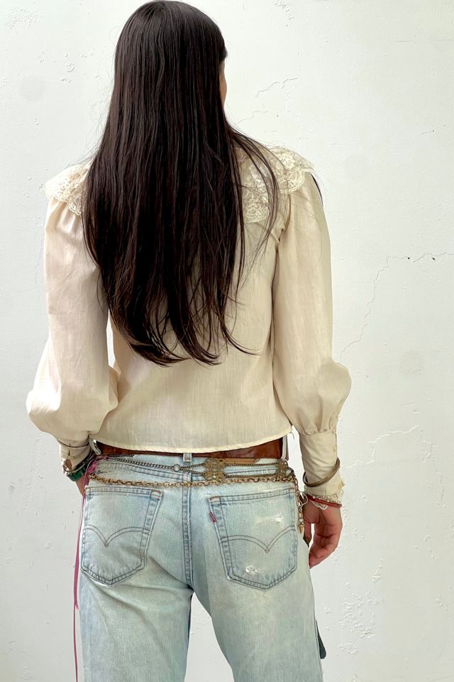 Vintage Gunne Sax Lacy Top Selected by Anna Corinna #1