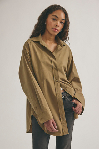 AGOLDE Sona Oversized Button Down Shirt
