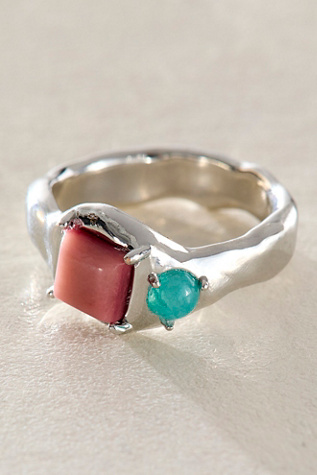Rune Ring by Free People in Pink
