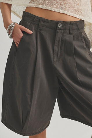 Женские шорты Free People Skyscraper Trouser, цвет: Чёрный — фото 2