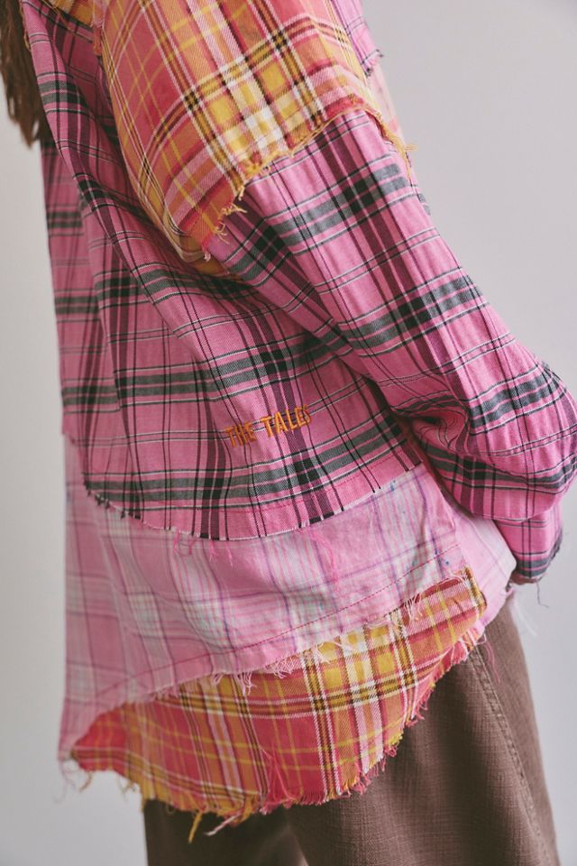 The Tales Repaired Mixed Flannel Shirt #2
