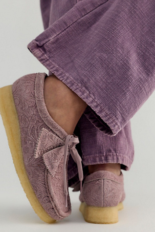 Clarks Embossed Wallabees