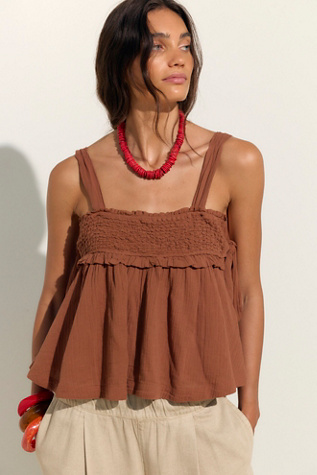 Kirby Top by free-est at Free People in Honey Topaz, Size: Large