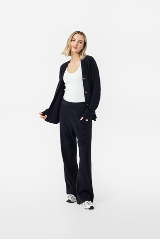 Sunday Citizen Cloud Cool Oversized Ribbed Buttoned Cardigan