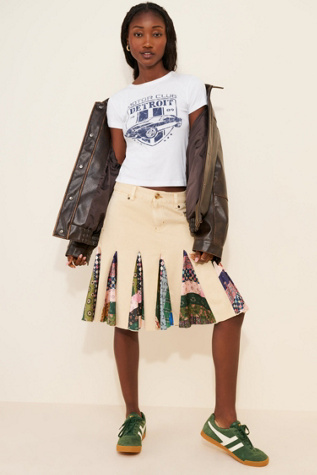 Peirrot Scarf Midi Skirt | Free People