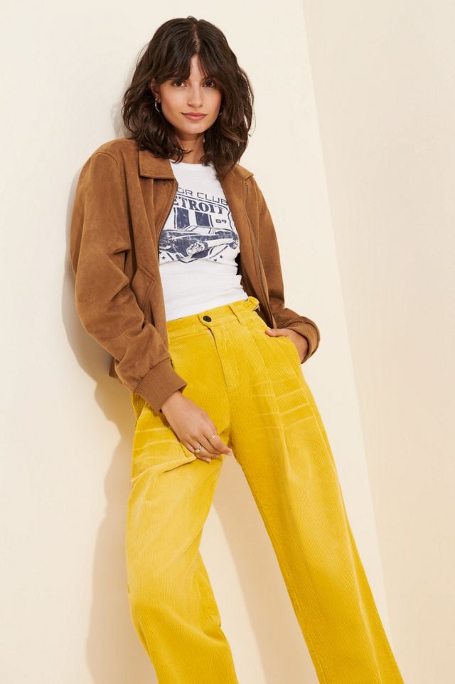 Found Faded Pleated Corduroy Pants #3