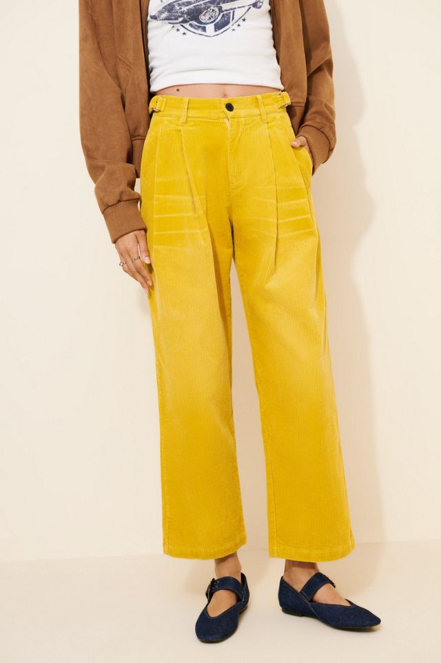 Found Faded Pleated Corduroy Pants #4