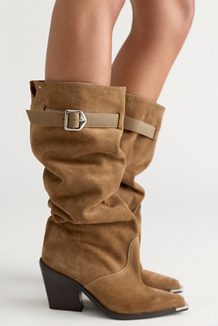 Kole Belted Slouch Boots by Free People