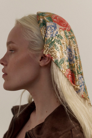 Женские аксессуары для волос Epona Valley Rosarium Headscarf, цвет: Золотой розовый — фото 2