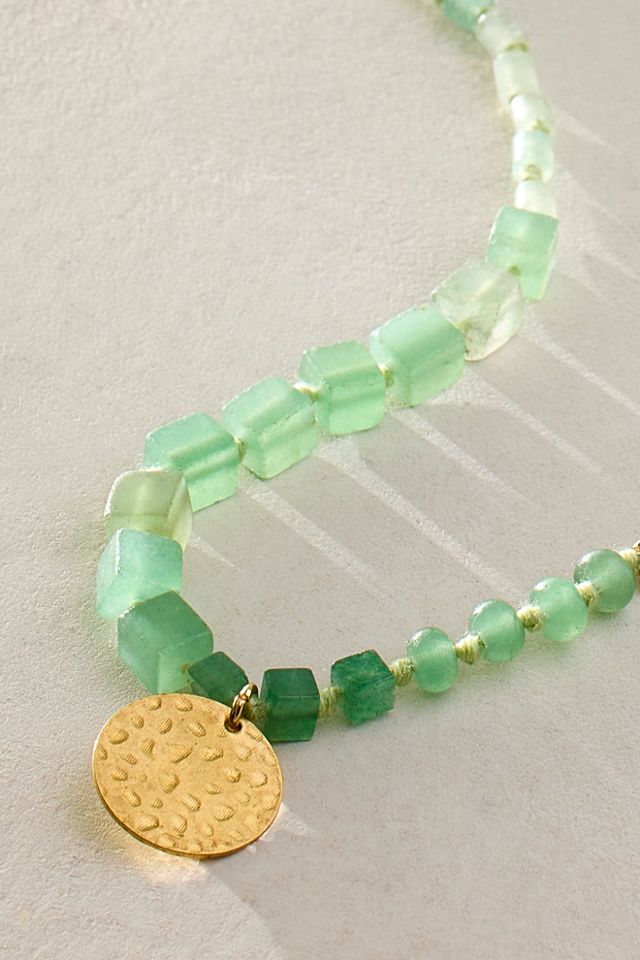 Collier en pierres semi-précieuses Ocean Haze #2