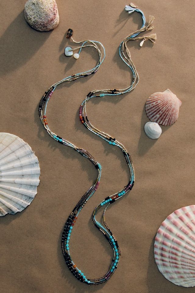 Muse Semi-Precious Exaggerated Beaded Necklace #1