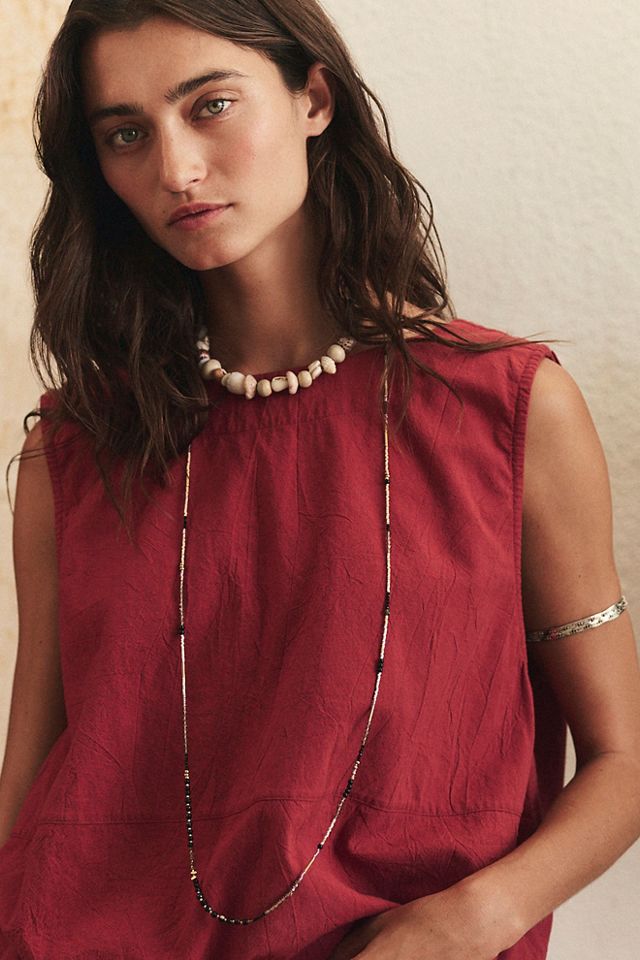 Muse Semi-Precious Exaggerated Beaded Necklace #5