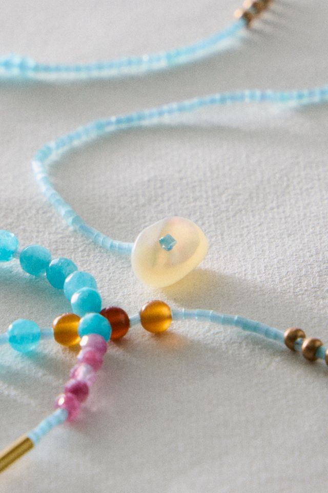 Muse Semi-Precious Exaggerated Beaded Necklace #2