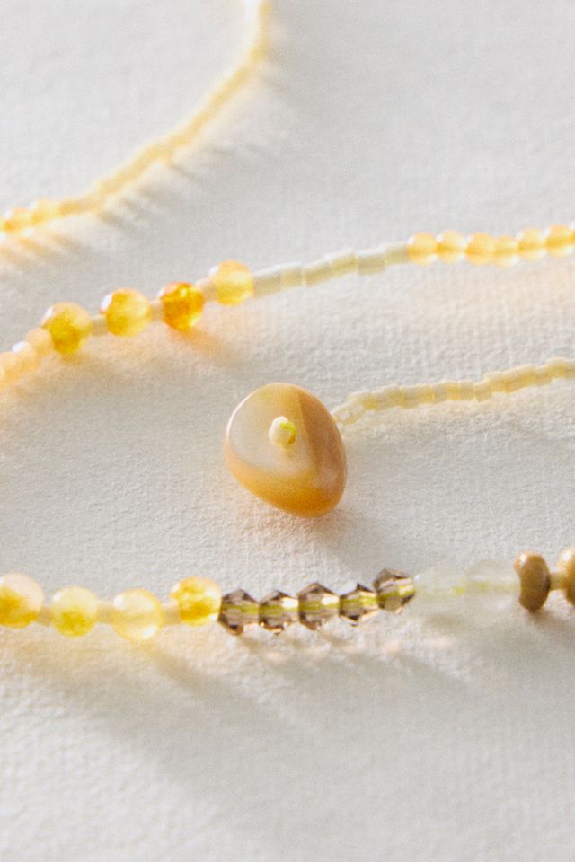 Muse Semi-Precious Exaggerated Beaded Necklace #3