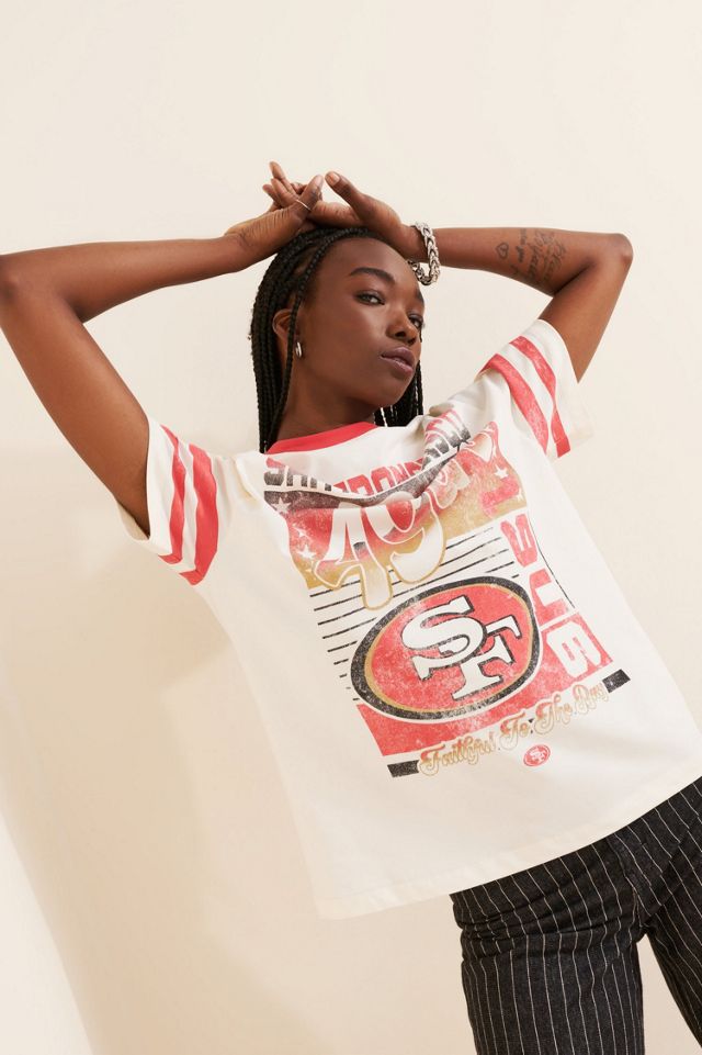 The Wild Collective San Francisco 49ers Drop-Shoulder Tee #2