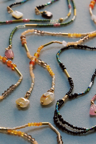 Женское колье Free People Muse Semi-Precious Beaded Lariat, цвет: City Summer — фото 4