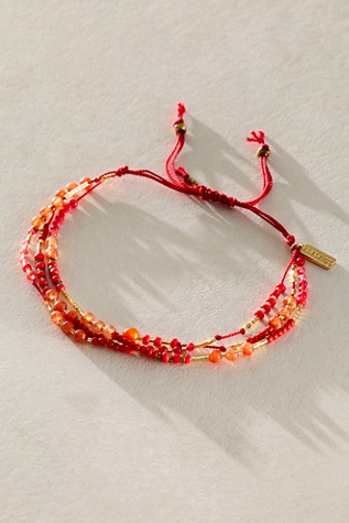 Cove Collective Bracelet by Free People in Red