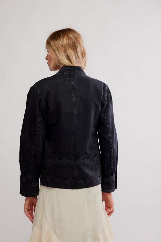 Imogene Denim Officer Jacket #1