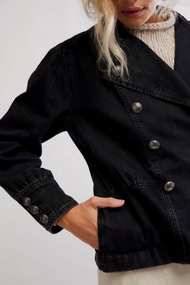 Imogene Denim Officer Jacket #3