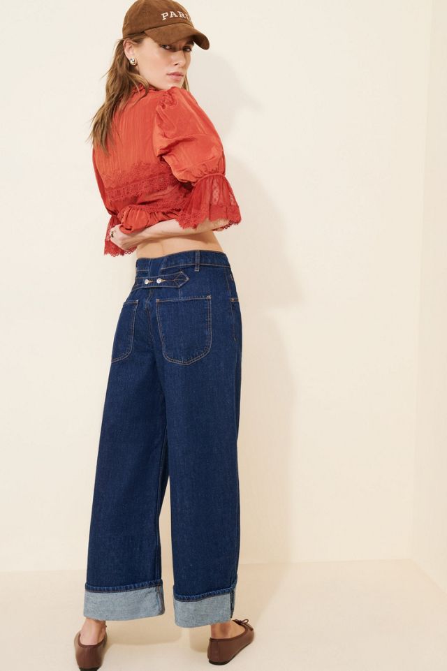 Alia Wide-Leg Jeans #1
