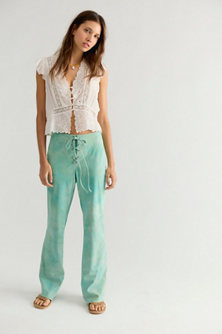 Nigel Preston Lace-Up Suede Pants