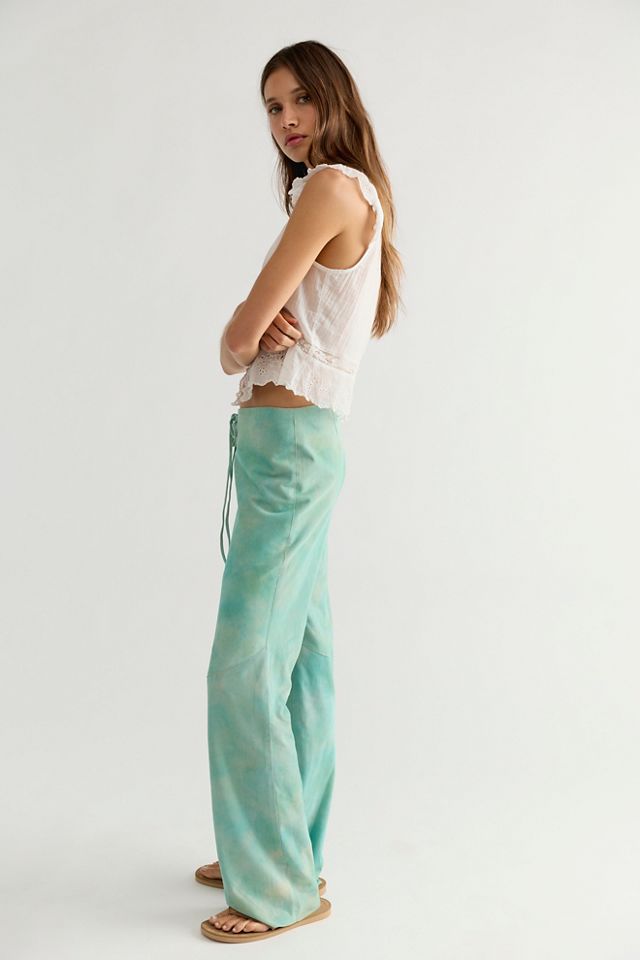 Nigel Preston Lace-Up Suede Pants #3