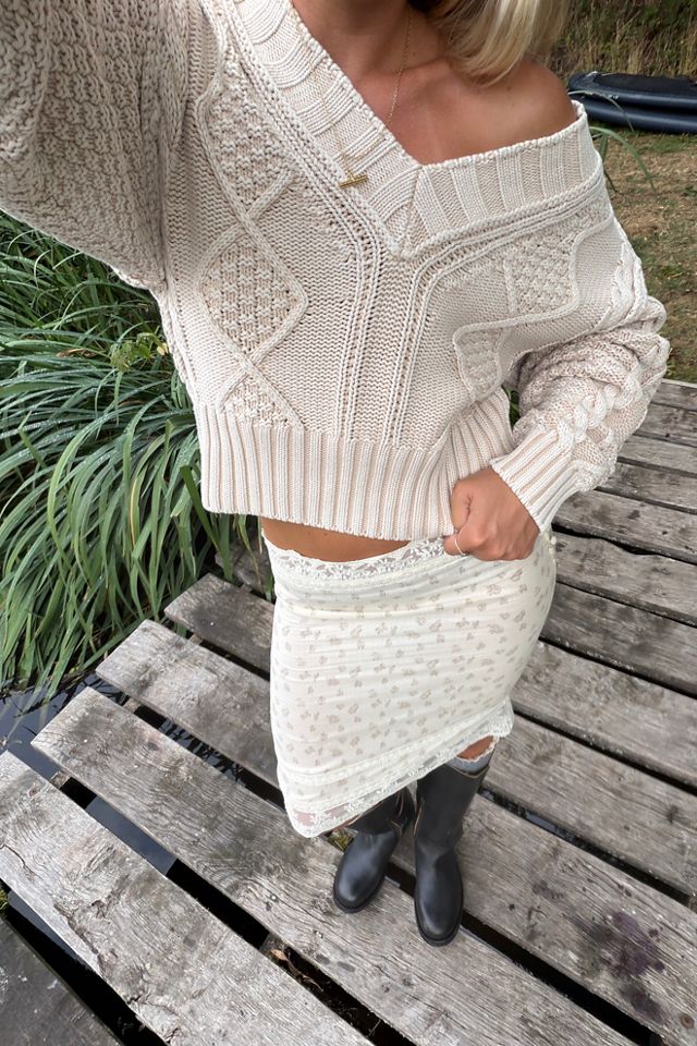 We The Free Addison V-Neck Cotton Sweater #4