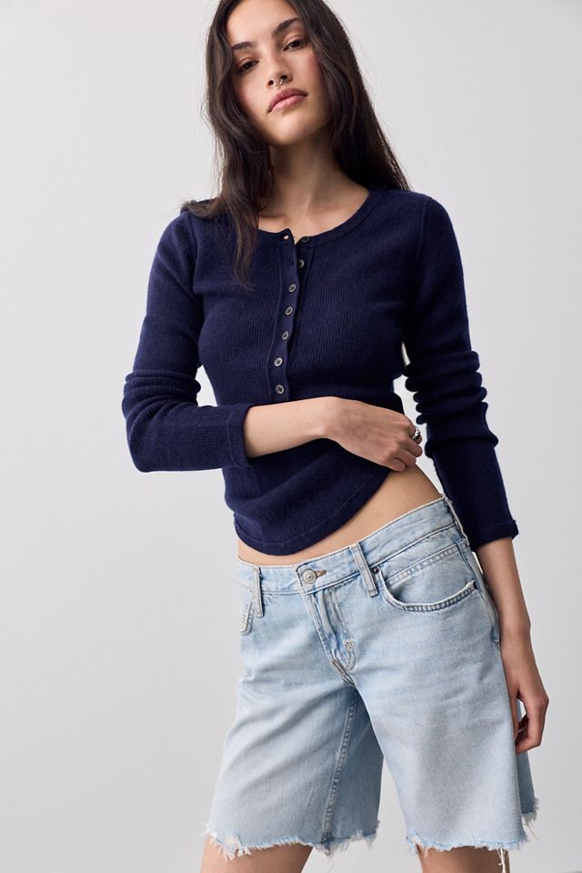 We The Free Hudson Solid Cashmere Henley #2