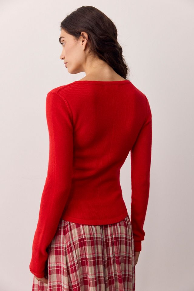We The Free Hudson Solid Cashmere Henley #3