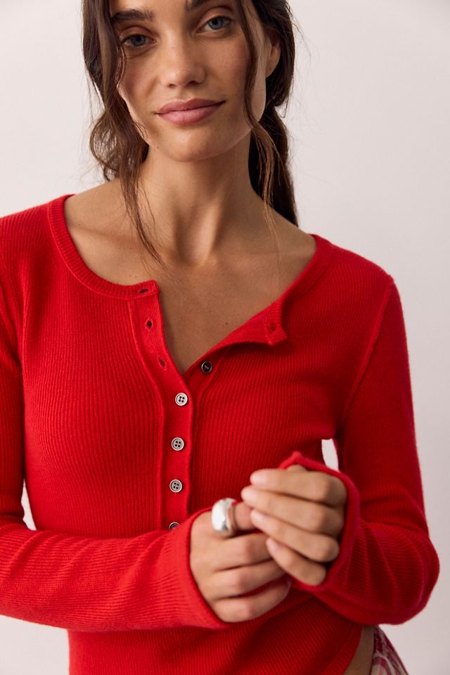 We The Free Hudson Solid Cashmere Henley #5