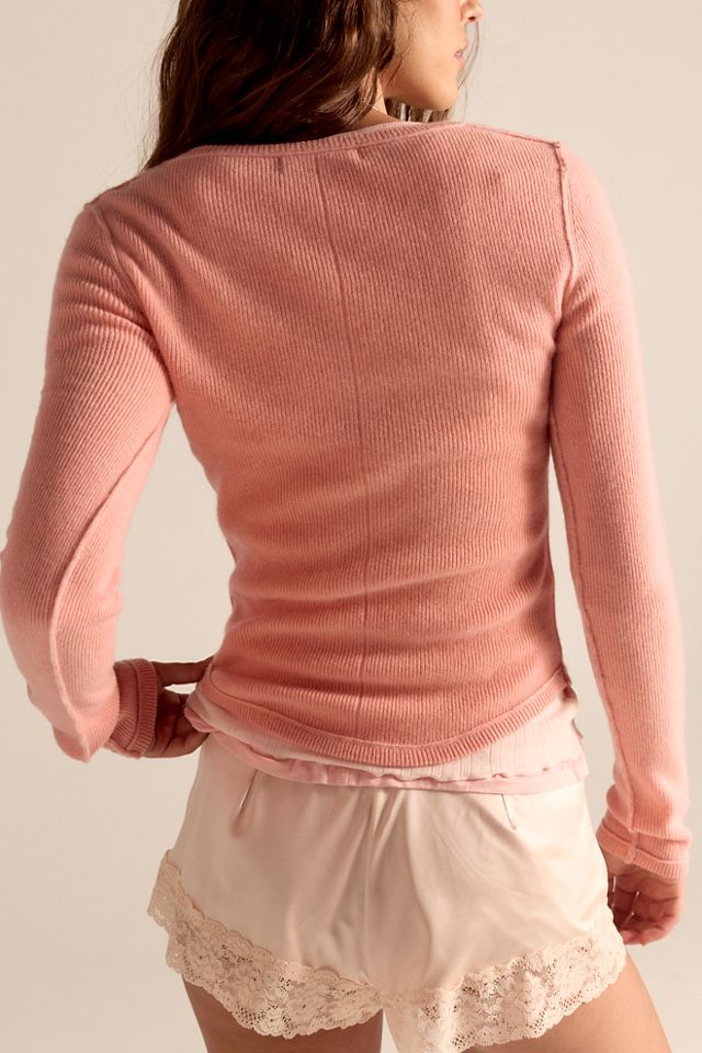 We The Free Hudson Solid Cashmere Henley #3