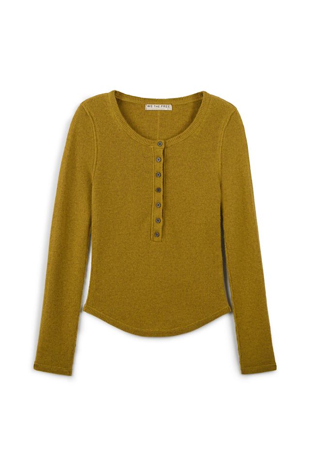 We The Free Hudson Solid Cashmere Henley #6