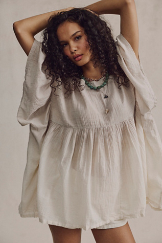 We The Free Waterfalls Top at Free People in Tan, Size: M/L