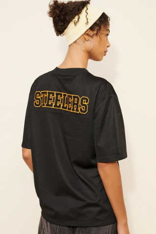 Nuuly x The Wild Collective Pittsburgh Steelers Mesh Short Sleeve