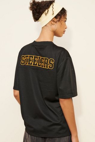 Nuuly x The Wild Collective Pittsburgh Steelers Mesh Short Sleeve Tee