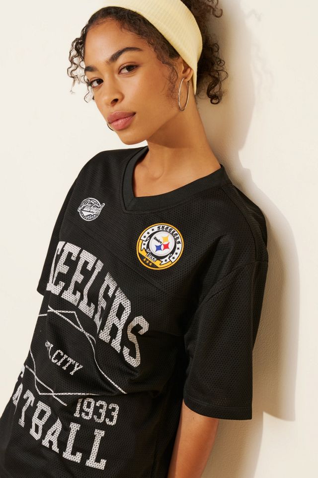 Nuuly x The Wild Collective Pittsburgh Steelers Mesh Short Sleeve Tee #3