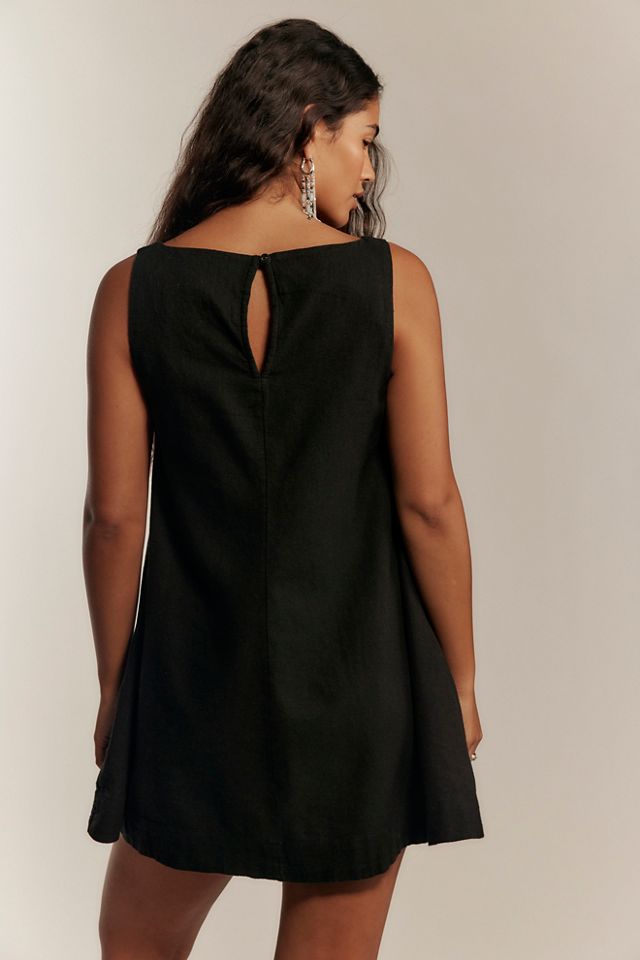 Breezy Linen Mini Dress #1