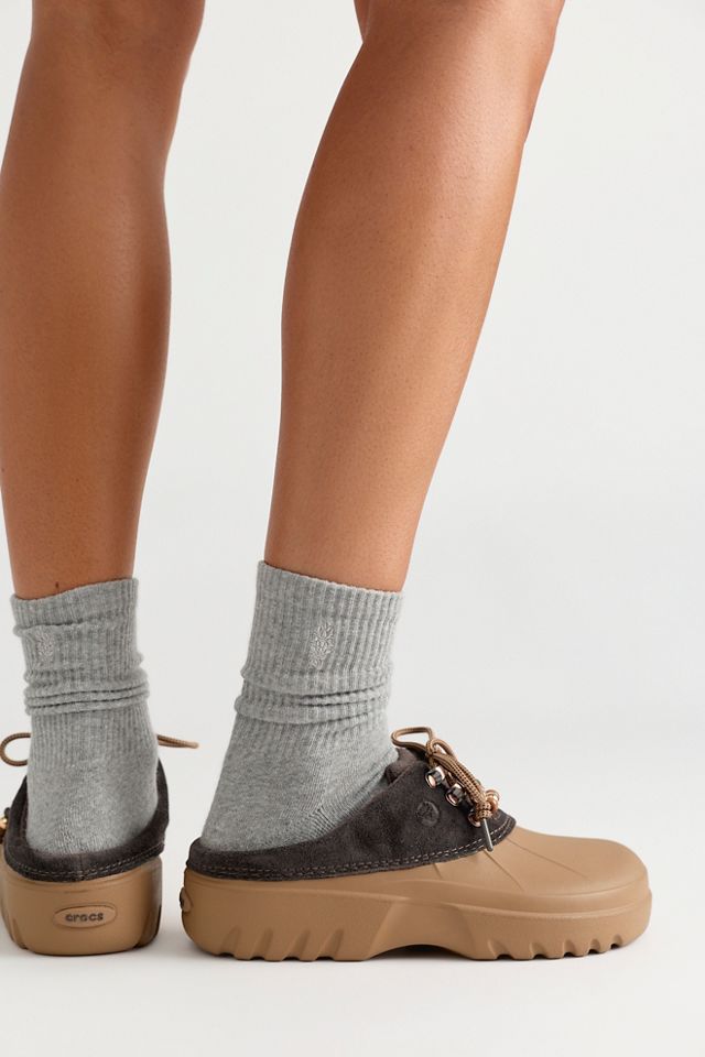 Crocs Axle Suede Mules #3