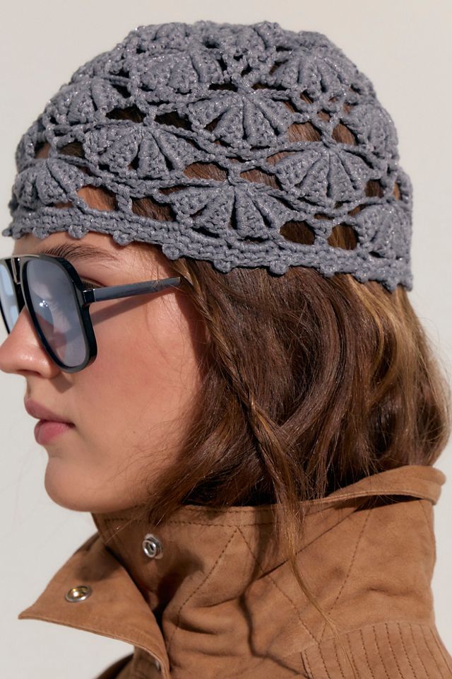 Bonnet tête de mort en tricot crochet Cora #3