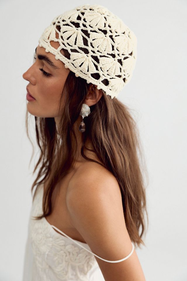 Cora Crochet Knit Skull Cap #7