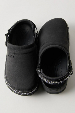 Crocs Crafted Vegan Suede Stitch Clogs