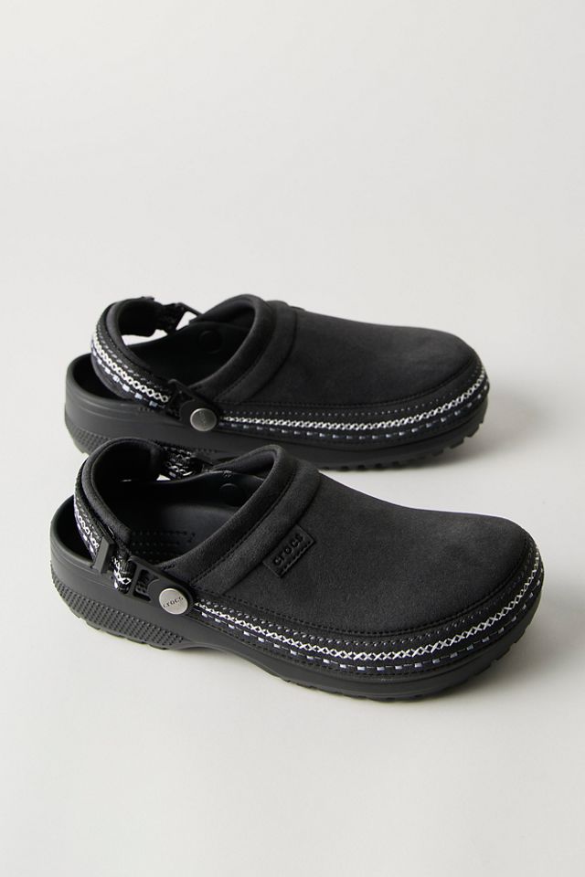 Crocs Crafted Vegan Suede Stitch Clogs #1