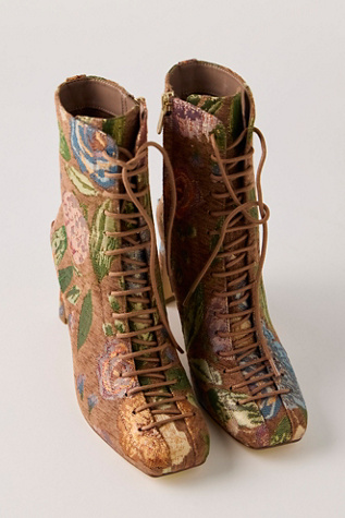 Женские ботинки Circus NY by Sam Edelman Kendra Lace-Up, цвет: Ягодный пудровый разноцветный — фото 3