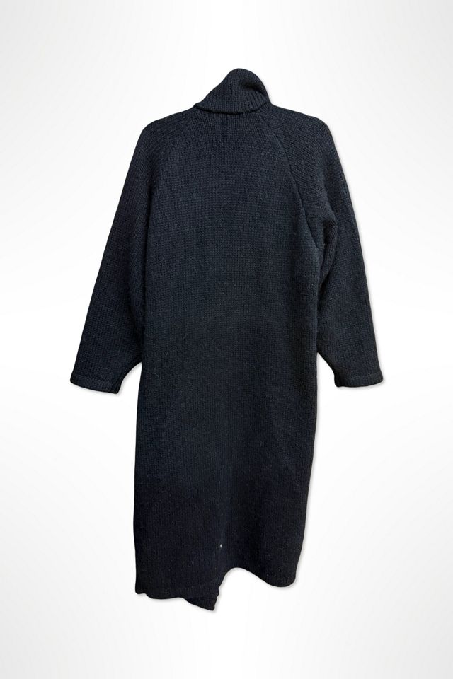 1980s Heavy Wool Knit Duster Coat Selected By Ritual Vintage #1