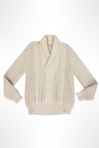 1970s Fisherman Knit Wool Sweater Selected By Ritual Vintage