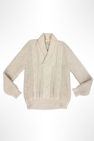 1970s Fisherman Knit Wool Sweater Selected By Ritual Vintage