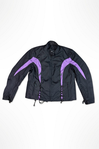 Y2K Nylon Quilted Moto Jacket Selected By Ritual Vintage